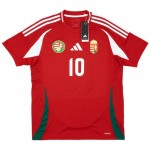 Günstige Fußballtrikots Ungarn Szoboszlai 10 Heimtrikot EURO 2024 Kurzarm